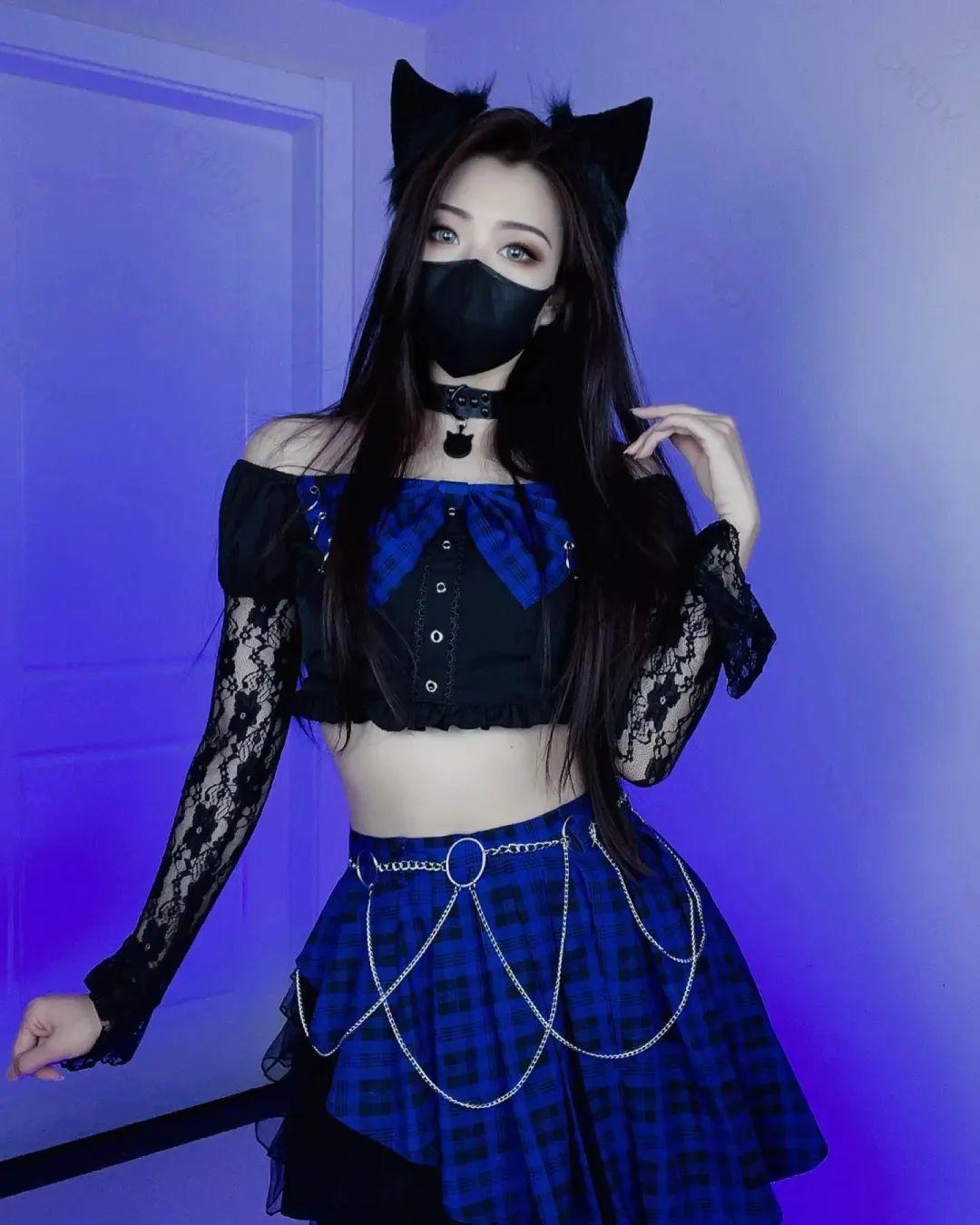 ins小姐姐：cindy518c 长腿猫咪 Facebook-第1张