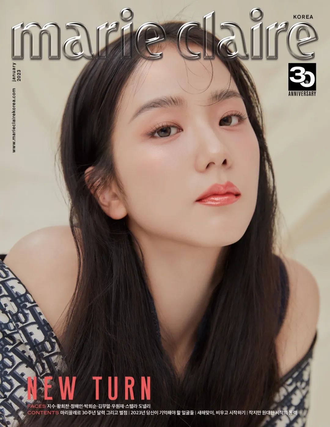 BlackPink金智秀(Jisoo) 登上 Marie Claire 新年第一期封面 Facebook-第1张